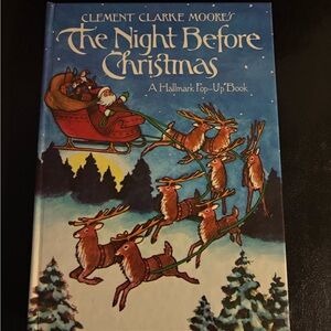 Hallmark Pop-Up Book: Festive Blue and Red Christmas Adventure